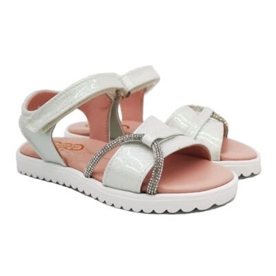 ABY shoes Παιδικά Δερμάτινα Ανατομικά Πέδιλα ABY546-ΛΕΥΚΟ