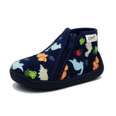 Comfy Anatomic Παιδικές Ανατομικές Παντόφλες GRAFF 1170-MARINE ANGOLA - ΜΠΛΕ