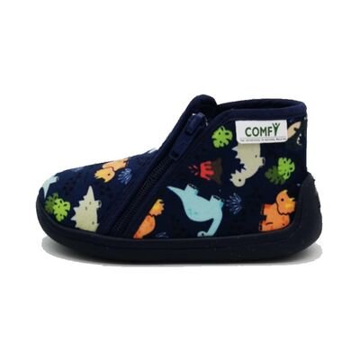 Comfy Anatomic Παιδικές Ανατομικές Παντόφλες GRAFF 1170-MARINE ANGOLA - ΜΠΛΕ