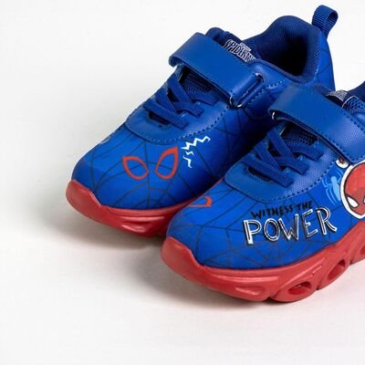 Marvel Παιδικά Sneakers SPIDER-MAN ΦΩΤΑΚΙΑ 2300006902 ΜΠΛΕ