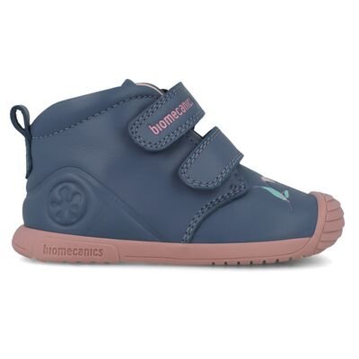Biomecanics Παιδικά Ανατομικά Δερμάτινα Μποτάκια 251106-A556-PETROL - ΜΠΛΕ