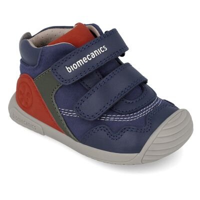 Biomecanics Παιδικά Ανατομικά Δερμάτινα Μποτάκια 251125-A183-OCEAN - ΜΠΛΕ