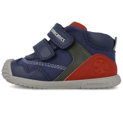 Biomecanics Παιδικά Ανατομικά Δερμάτινα Μποτάκια 251125-A183-OCEAN - ΜΠΛΕ