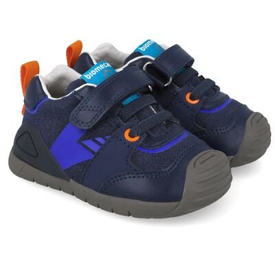 Biomecanics Παιδικά Ανατομικά Δερμάτινα Μποτάκια 251131-B183-OCEAN - ΜΠΛΕ