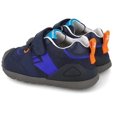 Biomecanics Παιδικά Ανατομικά Δερμάτινα Μποτάκια 251131-B183-OCEAN - ΜΠΛΕ