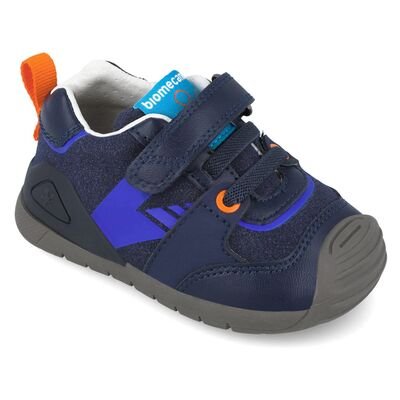 Biomecanics Παιδικά Ανατομικά Δερμάτινα Μποτάκια 251131-B183-OCEAN - ΜΠΛΕ