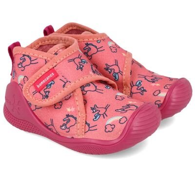 Biomecanics Παιδικά Ανατομικά Παντοφλάκια 251143-B488-CORAL - ΡΟΖ/ΚΟΡΑΛΙ