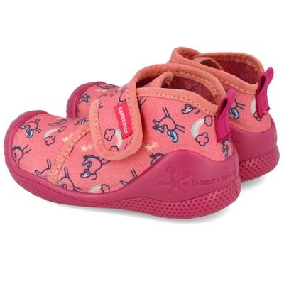 Biomecanics Παιδικά Ανατομικά Παντοφλάκια 251143-B488-CORAL - ΡΟΖ/ΚΟΡΑΛΙ