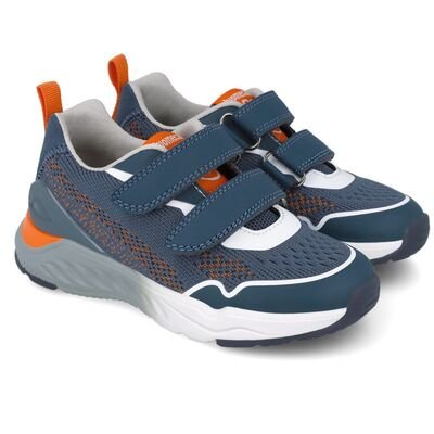 Biomecanics Παιδικά Ανατομικά Sneakers 251270-B056-AZUL Y NARANJA - ΜΠΛΕ