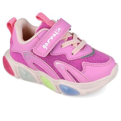 Garvalin Παιδικά Ανατομικά Sneakers ΦΩΤΑΚΙΑ 251808-C164-LILA - ΦΟΥΞΙΑ