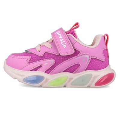 Garvalin Παιδικά Ανατομικά Sneakers ΦΩΤΑΚΙΑ 251808-C164-LILA - ΦΟΥΞΙΑ