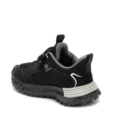 BULL BOYS Παιδικά Sneakers με ΦΩΤΑΚΙΑ DNAL5152-NE01 VELOCIRAPTOR NERO - ΜΑΥΡΟ