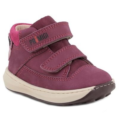 PRIMIGI Παιδικά Ανατομικά Δερμάτινα Μποτάκια 8901033-PURPLE - ΜΩΒ