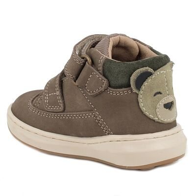 PRIMIGI Παιδικά Ανατομικά Δερμάτινα Μποτάκια 8901044-GREEN - ΧΑΚΙ