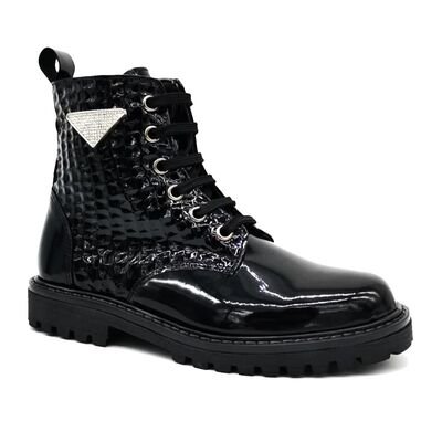 Ricco Mondo Παιδικά Ανατομικά Μποτάκια Αρβυλάκια 1904-ΜΑΥΡΟ Λ.