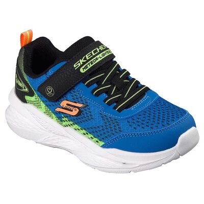 SKECHERS Παιδικά Sneakers με ΦΩΤΑΚΙΑ Meteor-Lights 2.0 velcro lights 401490L-BLBK - ΜΠΛΕ