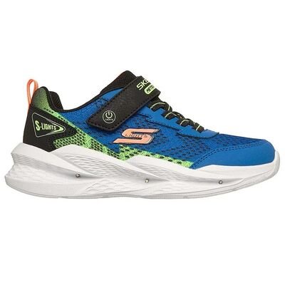SKECHERS Παιδικά Sneakers με ΦΩΤΑΚΙΑ Meteor-Lights 2.0 velcro lights 401490L-BLBK - ΜΠΛΕ