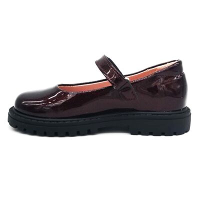 ABY Shoes Παιδικές Ανατομικές Δίσολες Μπαλαρίνες Aby503-ΜΠΟΡΝΤΩ