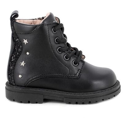 Primigi Παιδικά Δερμάτινα Ανατομικά Μποτάκια Αρβυλάκια 8909633-BLACK - ΜΑΥΡΟ
