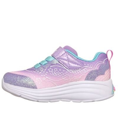 SKECHERS Παιδικά Sneakers με ΦΩΤΑΚΙΑ Lil Mermaid velcro lights 303061N-LVMT - ΠΟΛΥΧΡΩΜΟ