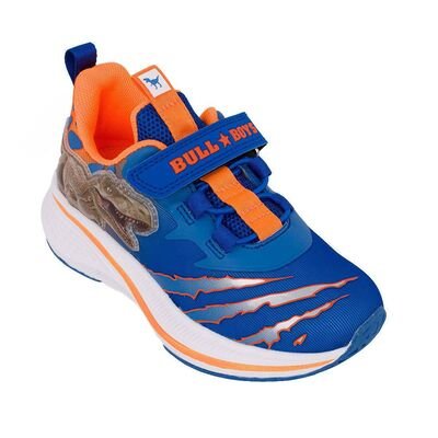 BULL BOYS Παιδικά Sneakers με ΦΩΤΑΚΙΑ DNAL5158-RY01 HUNTING REX ROYAL - ΜΠΛΕ