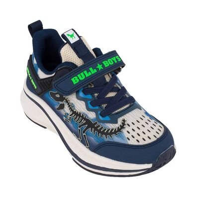 BULL BOYS Παιδικά Sneakers με ΗΧΟ DNAR5274-BL01 URAGANO REX BLU - ΜΠΛΕ