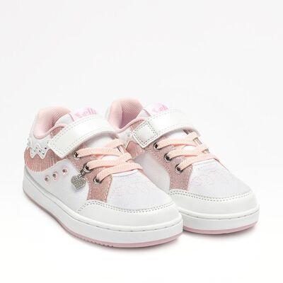 LELLI KELLY Παιδικά Sneakers με ΦΩΤΑΚΙΑ LKAL8056-BI01 FRANGETTA MIX BIANCO - ΛΕΥΚΟ