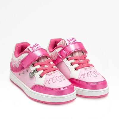 LELLI KELLY Παιδικά Sneakers με ΦΩΤΑΚΙΑ LKAL8056-FU01 FRANGETTA MIX FUXIA - ΦΟΥΞΙΑ