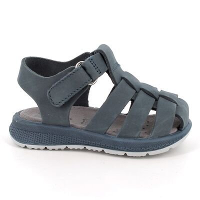 PRIMIGI Παιδικά Ανατομικά Δερμάτινα Παπουτσοπέδιλα 1365800 blue - ΜΠΛΕ