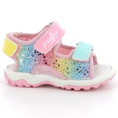 PRIMIGI Παιδικά Ανατομικά Πέδιλα 1366822 pink glitter - ΠΟΛΥΧΡΩΜΟ