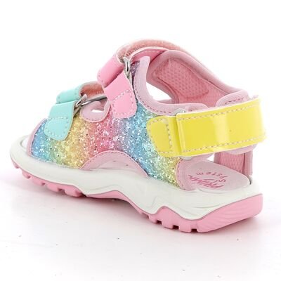 PRIMIGI Παιδικά Ανατομικά Πέδιλα 1366822 pink glitter - ΠΟΛΥΧΡΩΜΟ