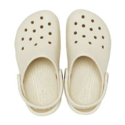 CROCS UNISEX Παιδικά Σαμπό Θαλάσσης Classic Clog 206990-2Y2 BONE - ΜΠΕΖ
