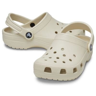 CROCS UNISEX Παιδικά Σαμπό Θαλάσσης Classic Clog 206990-2Y2 BONE - ΜΠΕΖ