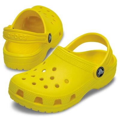 CROCS UNISEX Παιδικά Σαμπό Θαλάσσης Classic Clog 206990-7C1 LEMON - ΚΙΤΡΙΝΟ