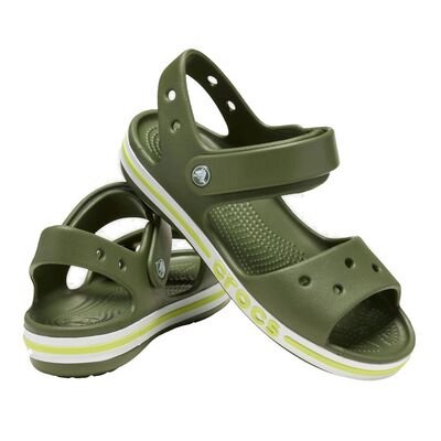 CROCS Παιδικά Πέδιλα Θαλάσσης Bayaband Sandal 211054-309 ARMY - ΧΑΚΙ