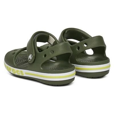 CROCS Παιδικά Πέδιλα Θαλάσσης Bayaband Sandal 211054-309 ARMY - ΧΑΚΙ
