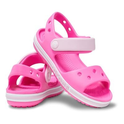 CROCS Παιδικά Πέδιλα Θαλάσσης Bayaband Sandal 211055-6QQ ELECT - ΦΟΥΞΙΑ