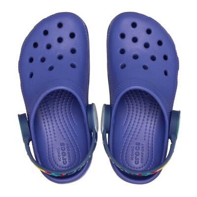 CROCS Παιδικά Σαμπό Θαλάσσης με ΦΩΤΑΚΙΑ C Imagination Lights 211892-4WH SAPPH - ΜΠΛΕ