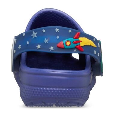 CROCS Παιδικά Σαμπό Θαλάσσης με ΦΩΤΑΚΙΑ C Imagination Lights 211892-4WH SAPPH - ΜΠΛΕ