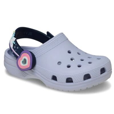 CROCS Παιδικά Σαμπό Θαλάσσης με ΦΩΤΑΚΙΑ C Imagination Lights 211892-5BO FROST - ΛΙΛΑ