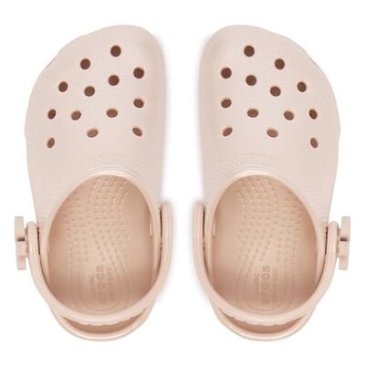 CROCS Παιδικά Σαμπό Θαλάσσης Classic Pearl Shine Clog 212815-6UR QUART - ΡΟΖ/NUDE