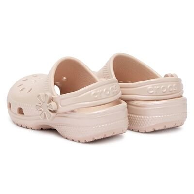 CROCS Παιδικά Σαμπό Θαλάσσης Classic Pearl Shine Clog 212815-6UR QUART - ΡΟΖ/NUDE