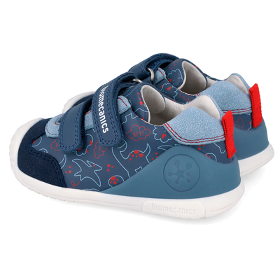 Biomecanics Παιδικά Ανατομικά Δερμάτινα Μποτάκια 262120-A556-PETROL - ΜΠΛΕ