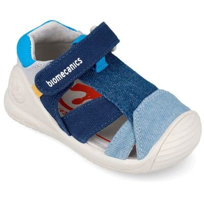 Biomecanics Παιδικά Πάνινα Ανατομικά Παπουτσοπέδιλα 262186-A008-AZUL - ΜΠΛΕ