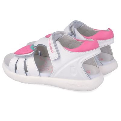 Biomecanics Παιδικά Ανατομικά Δερμάτινα Πέδιλα 262204-A050-BLANCO - ΛΕΥΚΟ