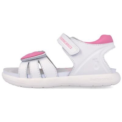 Biomecanics Παιδικά Ανατομικά Δερμάτινα Πέδιλα 262204-A050-BLANCO - ΛΕΥΚΟ