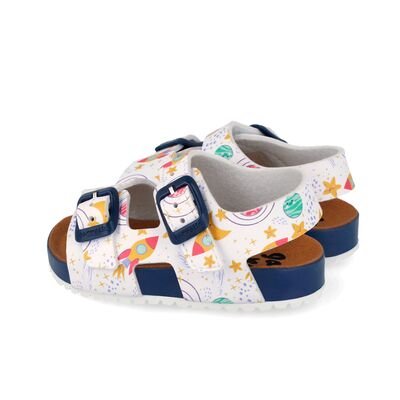 Garvalin Παιδικά Ανατομικά Πέδιλα Σκαφάκια 262463-B050-BLANCO - ΛΕΥΚΟ