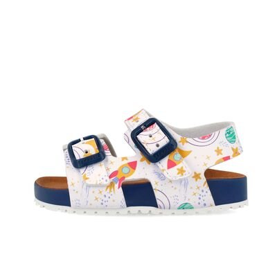 Garvalin Παιδικά Ανατομικά Πέδιλα Σκαφάκια 262463-B050-BLANCO - ΛΕΥΚΟ