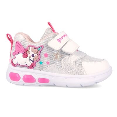 Garvalin Παιδικά Ανατομικά Sneakers ΦΩΤΑΚΙΑ 262720-B050-BLANCO - ΛΕΥΚΟ