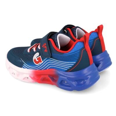 Garvalin Παιδικά Ανατομικά Sneakers ΦΩΤΑΚΙΑ 262725-A635-AZUL Y ROJO- ΜΠΛΕ/ΚΟΚΚΙΝΟ